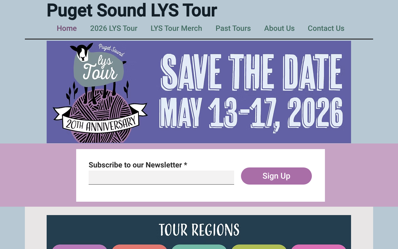 Screenshot of Puget Sound LYS Tour