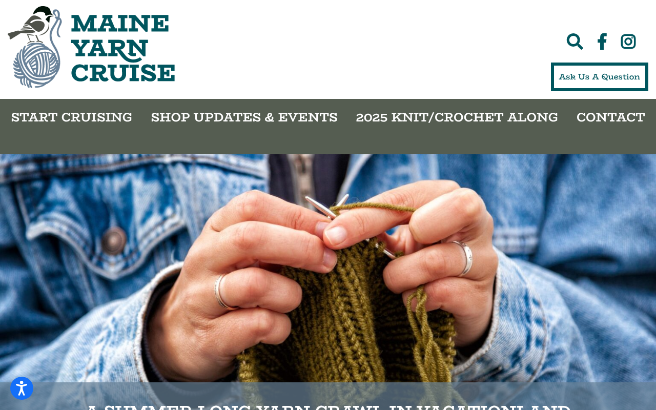 Screenshot of Maine Yarn Cruise