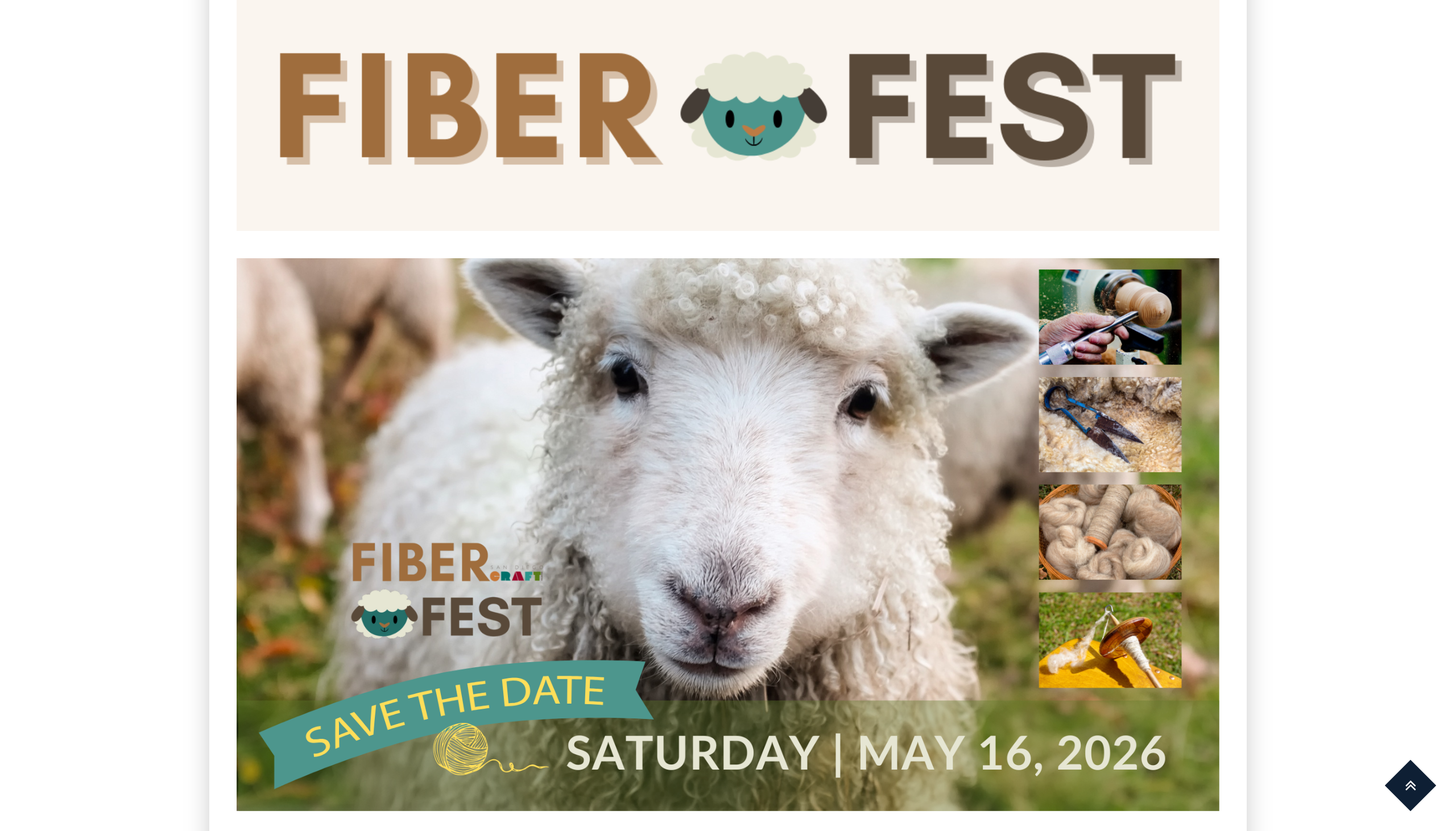 Screenshot of San Diego Fiber Fest